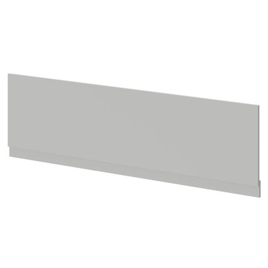 Napoli Gloss Grey Pearl Front Bath Panel With Plinth | | Mdf | 1800Mm