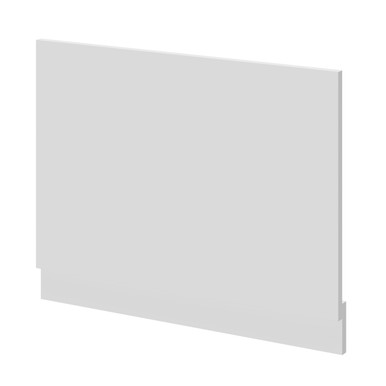 Oslo Matt White Mdf End Bath Panel | | 700Mm
