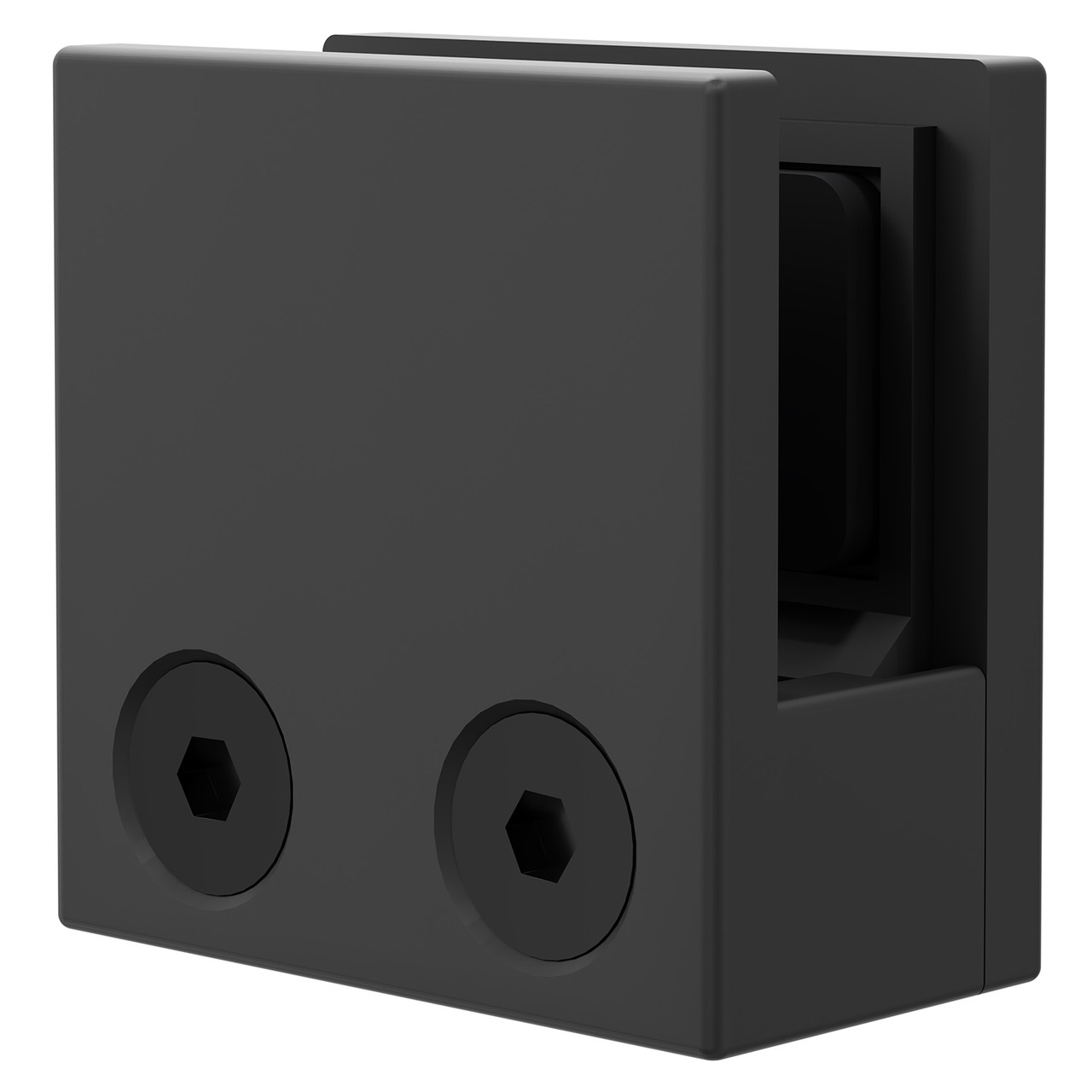Colore Matt Black Support Foot/Wall Bracket | | Aluminium | 8Mm/10Mm