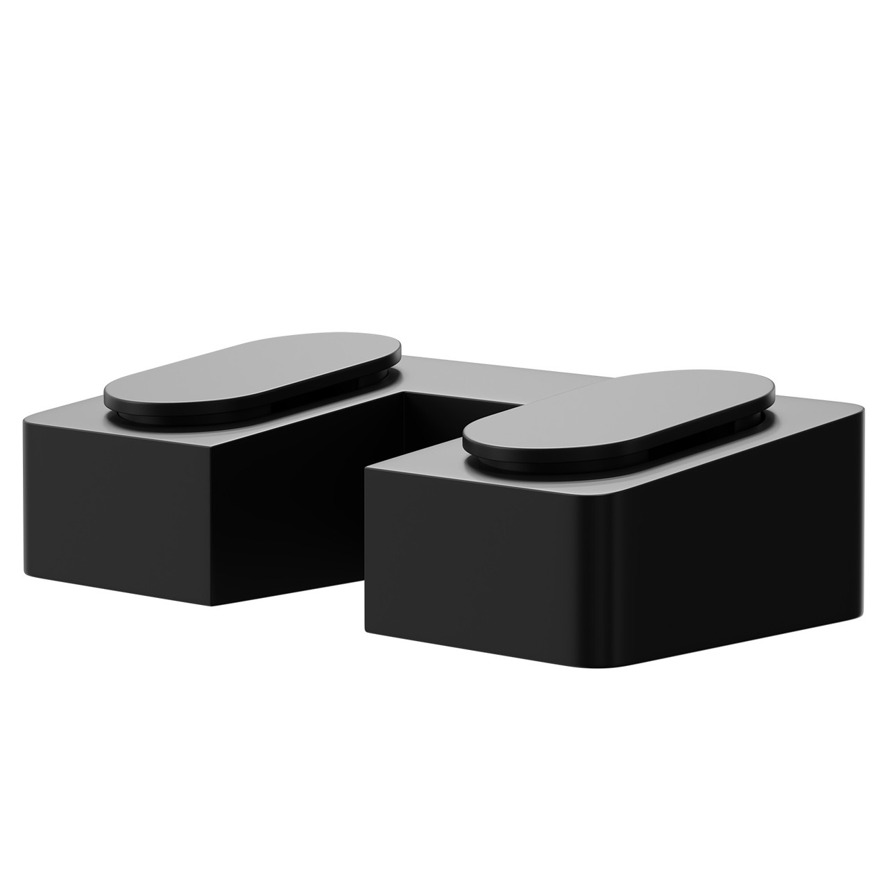 Colore Matt Black Support Retainer Foot | | Aluminium | 8Mm