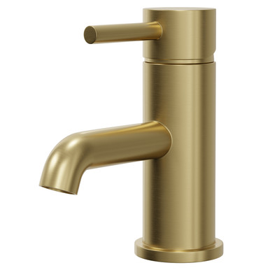 Colore Brushed Brass Round Mono Basin Mixer Tap | | 54Mm X 148Mm X 140Mm
