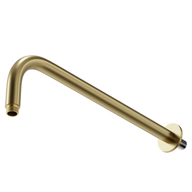 Colore Brushed Brass Round Shower Arm | | Stainless Steel | 345Mm