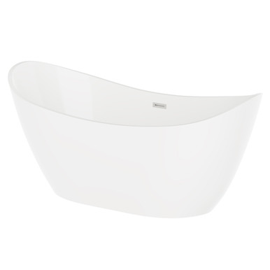 Wholesale Domestic White Perugia Double Ended Freestanding Slipper Bath | | Acrylic | 1705Mm X 790Mm