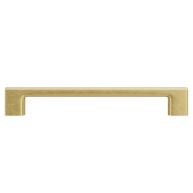 Colore Brushed Brass Furniture Handle | | Aluminium | 160Mm