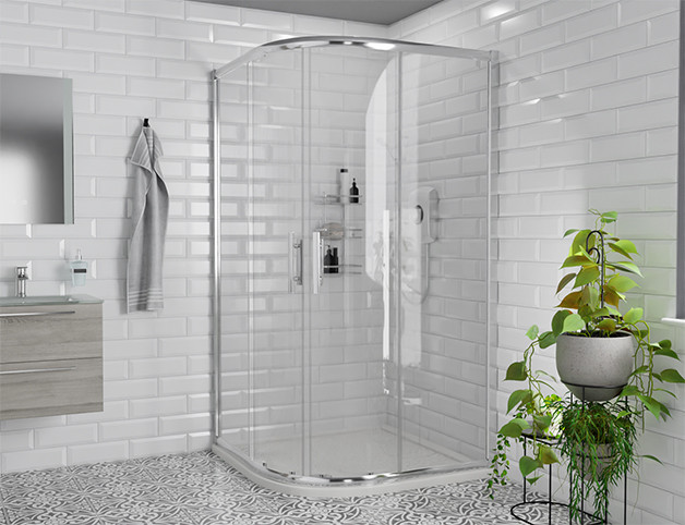 Series 8 Plus 2 Door Quadrant Shower Enclosure