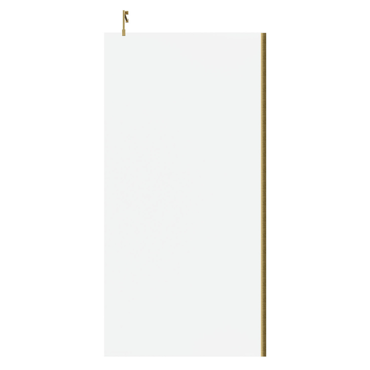 Colore 10mm Clear Glass Walk In Shower Screen including Wall Channel and Support Bar