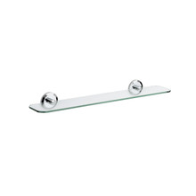 Bristan Solo Wall Mounted Glass Bathroom Vanity Shelf, alternate view 2