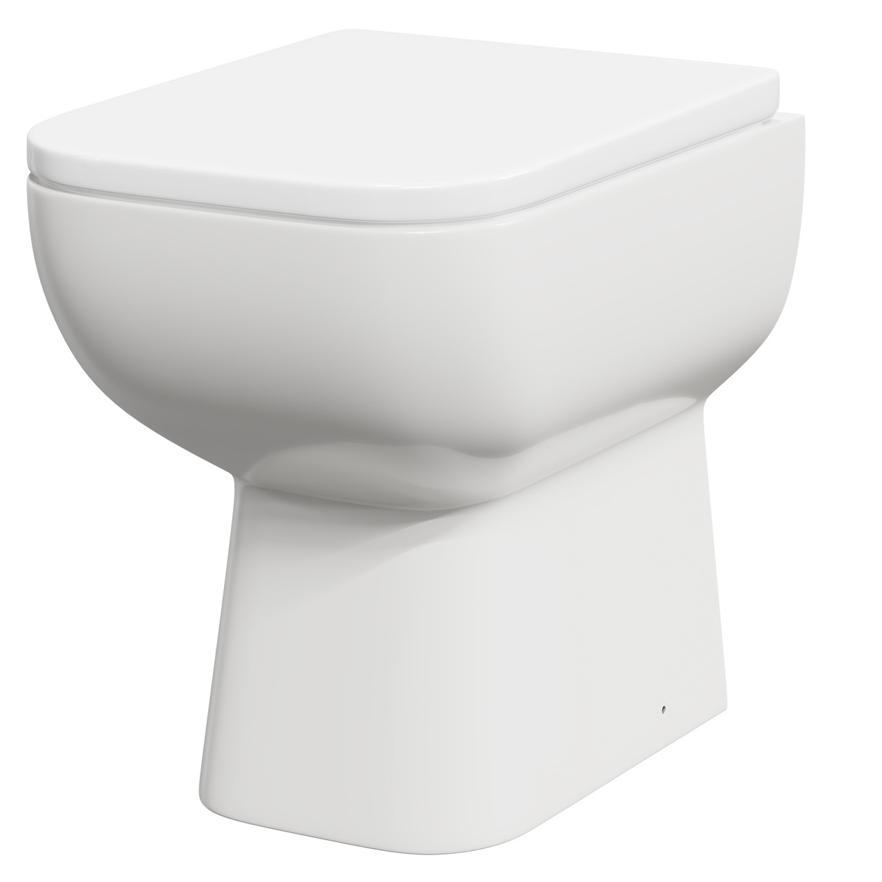RAK Series 600 Back To Wall Toilet Pan with Soft Close Toilet Seat