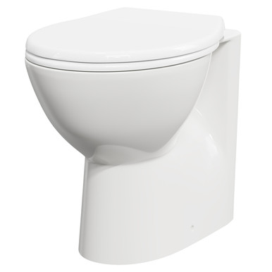 Wholesale Domestic White James Back To Wall Toilet Pan With Soft Close Toilet Seat | | Ceramic | 355Mm X 420Mm X 520Mm