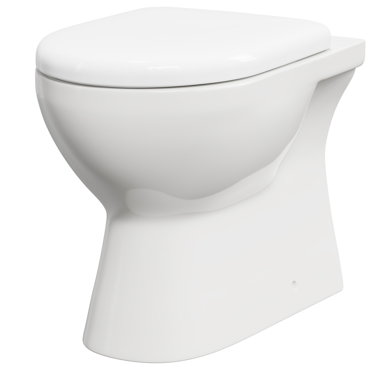 RAK Tonique Back To Wall Toilet Pan with Soft Close Toilet Seat