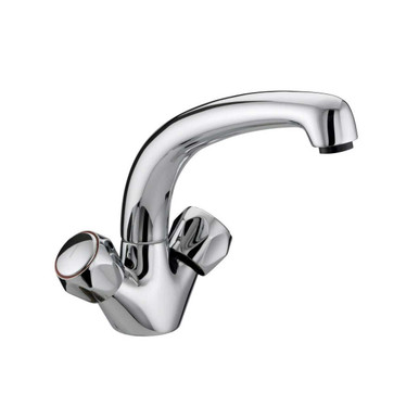 Bristan Club Monobloc Kitchen Sink Mixer Tap with Metal Heads, alternate view 3
