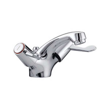 Bristan Value Lever Mono Basin Mixer Tap with Pop Up Waste and Ceramic Disc Valves, alternate view 2