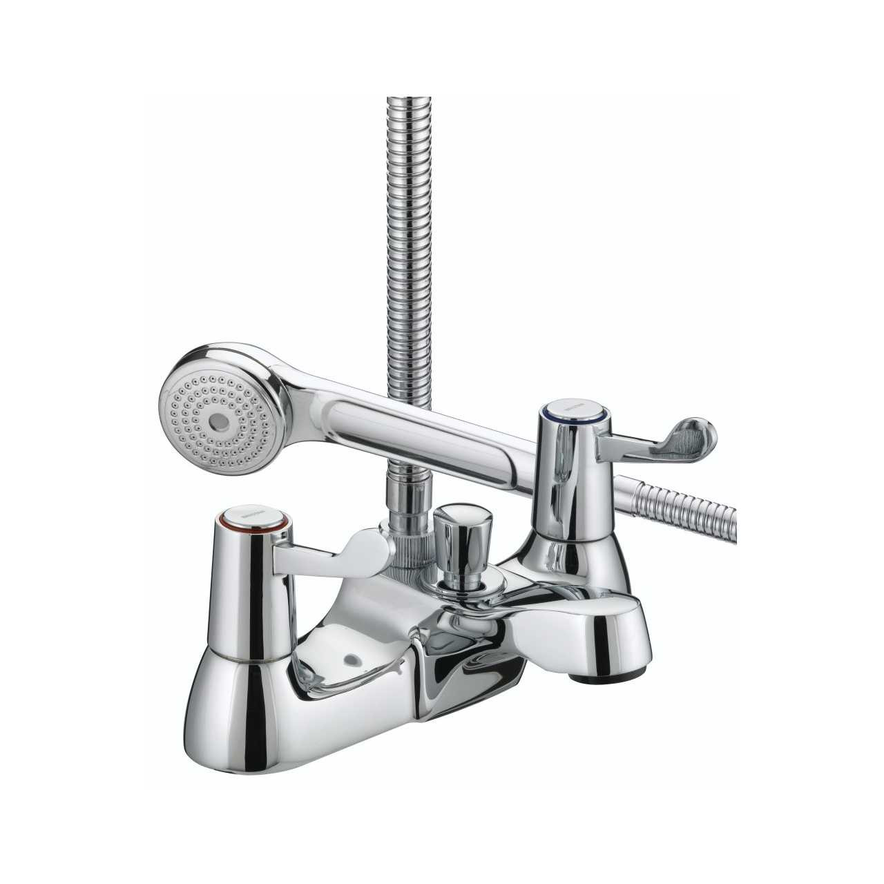 Bristan Value Lever Bath Shower Mixer Tap with Ceramic Disc Valves