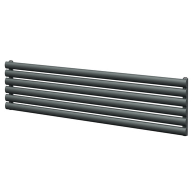 Boone Anthracite Horizontal Single Panel Radiator | | Mild Steel | 360Mm X 1600Mm