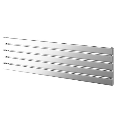 Hudson Heating Chrome Hudson Horizontal Single Panel Radiator | | Mild Steel | 376Mm X 1800Mm