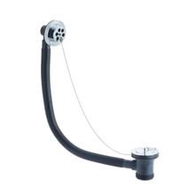 Bristan Traditional Slotted Bath Waste with ABS Plug and Overflow, alternate view 2
