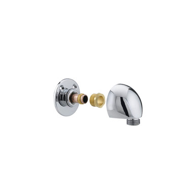 Bristan Chrome Fast Fix Wall Outlet | | Brass | 42Mm X 62Mm X 42Mm
