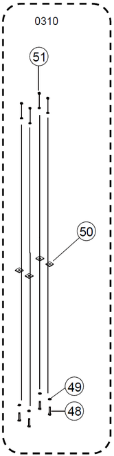 Engine connection bolt set