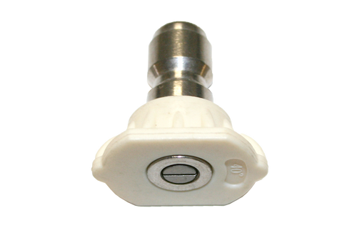 Universal-Fit 40 Degree White Quick-Connect Spray Tip - Warranty