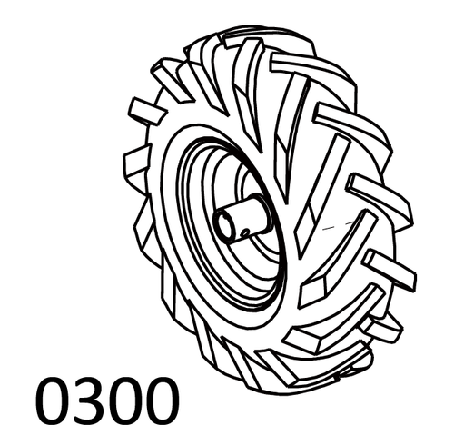 Left Wheel Assy for YF21-RTT