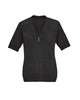 Womens Zip Front Short Sleeve Knit CK962LC