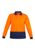 Unisex Hi Vis Basic Spliced Polo - Long Sleeve ZH232