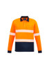 Unisex Hi Vis Segmented L/S Polo - Hoop Taped ZH530