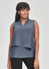 Seville Womens Sleeveless Layered Blouse RB260LN