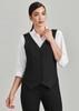 Biz Corporates  Womens Comfort Wool Stretch Peaked Vest 54011 - Clearance