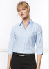 LADIES MICRO CHECK 3/4 SLEEVE SHIRT LB8200