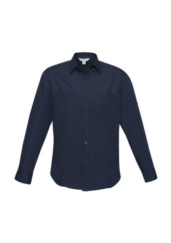 Biz Collection Mens Bondi Long Sleeve Shirt S306ML