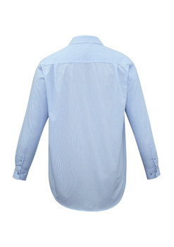 Biz Collection Mens Micro Check Long Sleeve Shirt  SH816