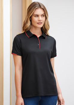 Womens Focus Short Sleeve Polo P313LS