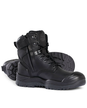 Mongrel R Series 561020 Black High Ankle ZipSider Boot