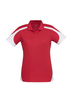 Clearance Ladies Talon Polo P401LS Red/White