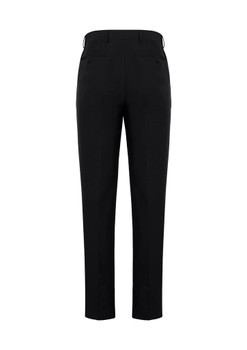 Biz Corporates Mens Slim Fit Flat Front Pant Stout 70716S