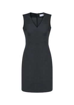 Biz Corporates Womens Sleeveless V Neck Dress 34021