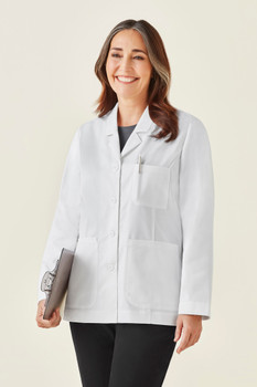 Clearance Womens Hope Cropped Lab Coat CC144LC