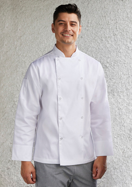 Zest Mens L/S Vented Chef Jacket CH232ML