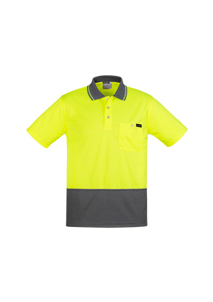 Mens Comfort Back S/S Polo ZH415