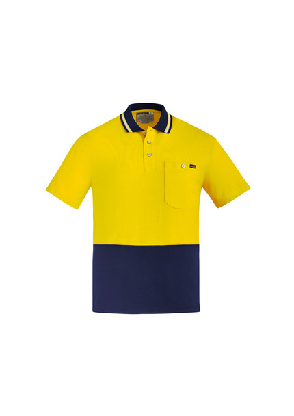 Mens Hi Vis Cotton S/S Polo ZH435