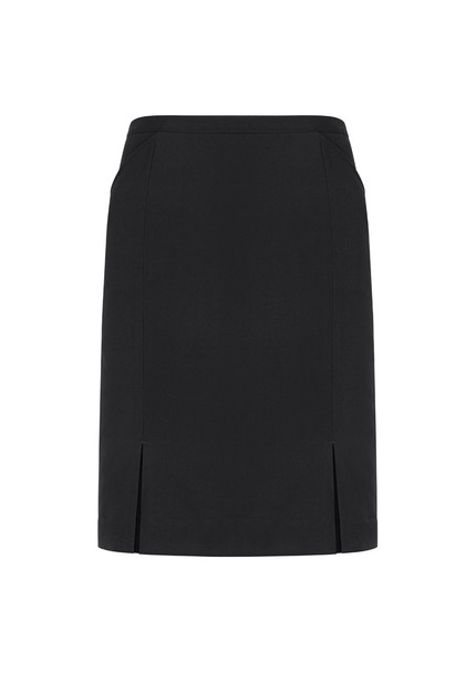Clearance Womens Front Pleat Detail Straight Skirt 20720 Slate