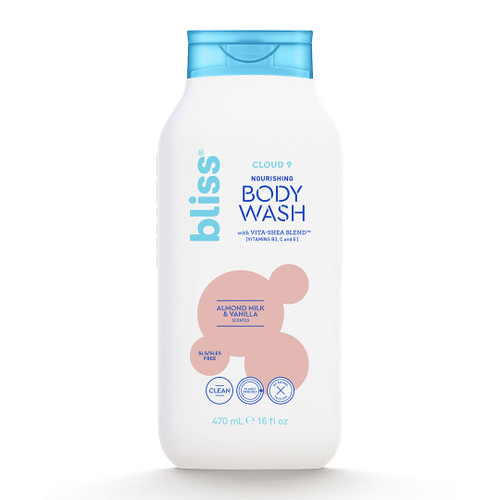 Almond Milk & Vanilla Cloud 9 Body Wash Bottle