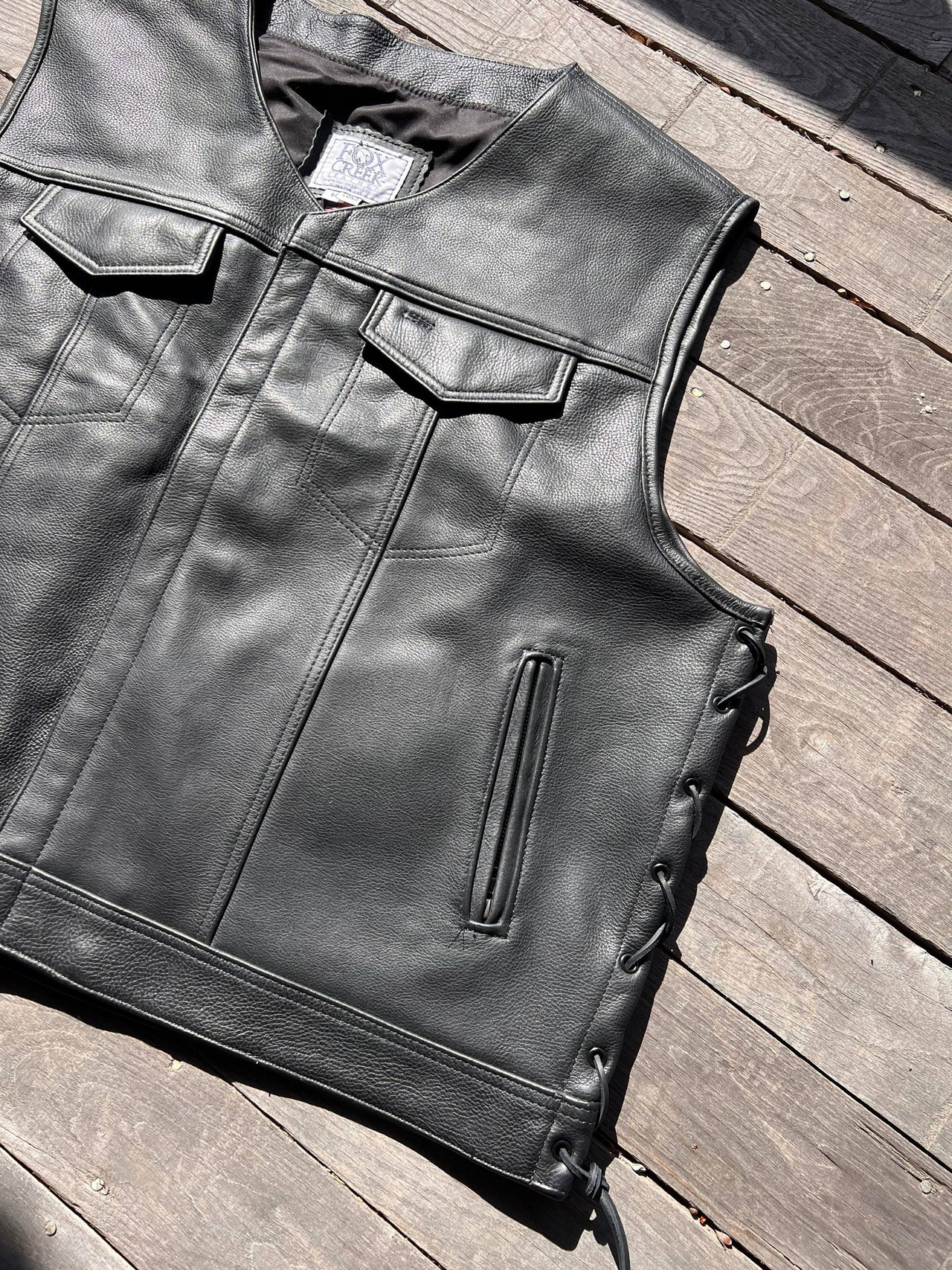 Clearance Men's Vests Fox Creek Leather