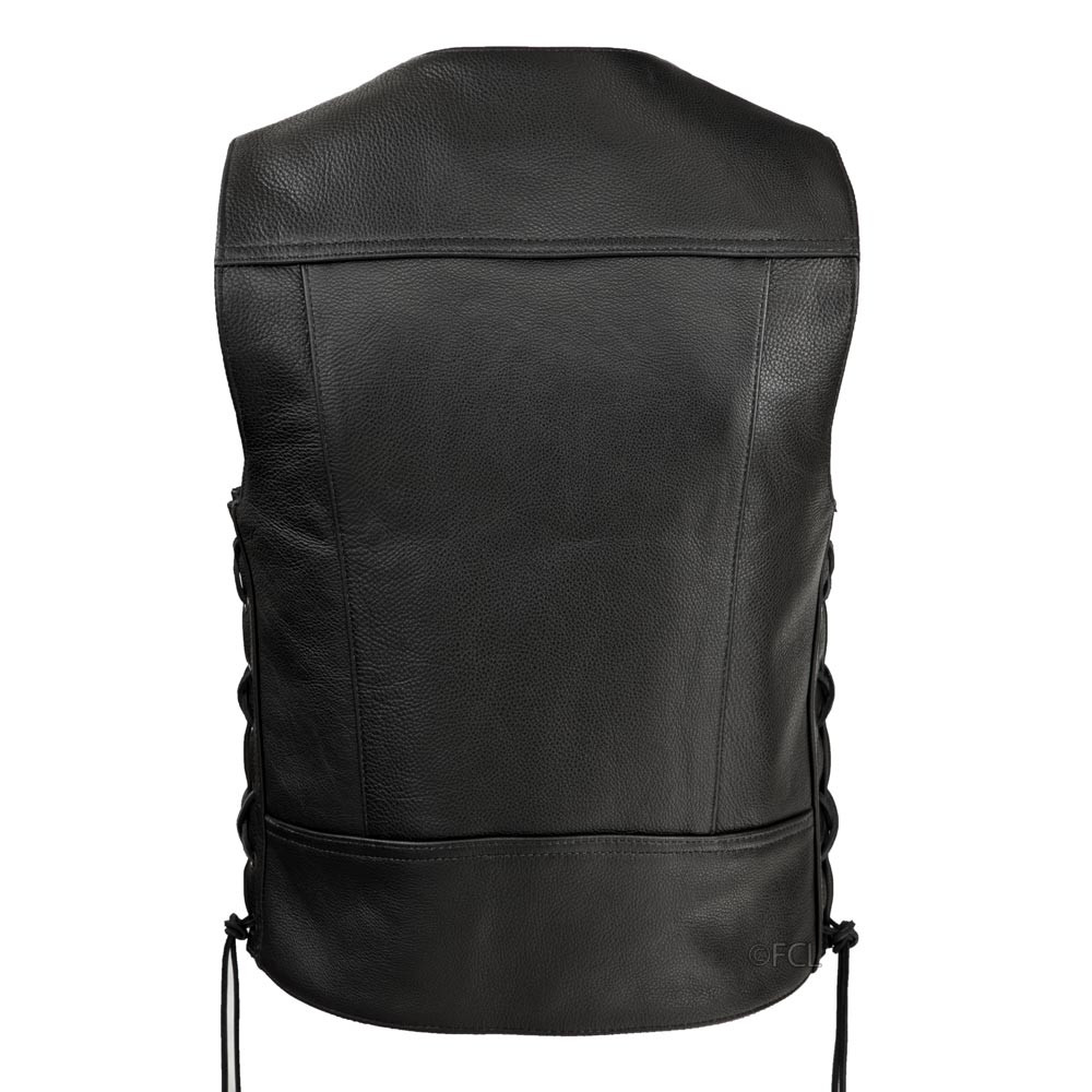 Men's Build Your Own Vintage Vest - Fox Creek Leather