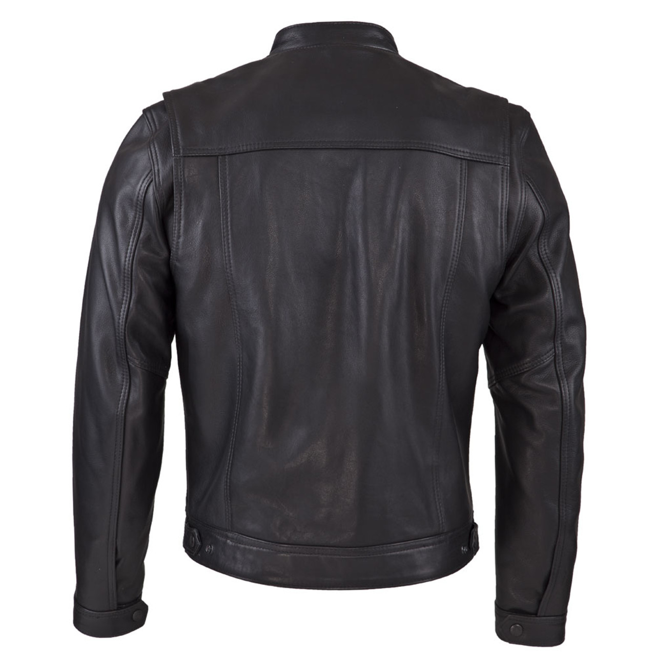 Vigoss Hooded Faux Leather Jacket