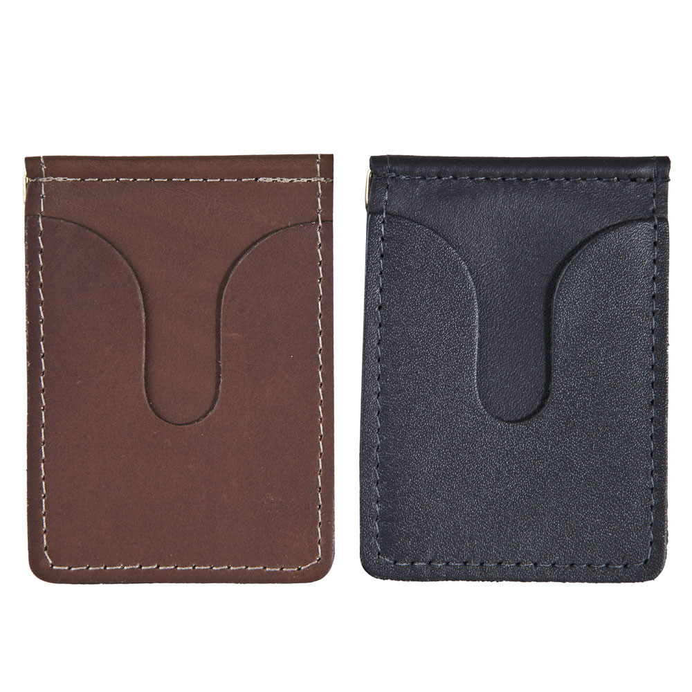 Top Hinge Money Clip - Fox Creek Leather
