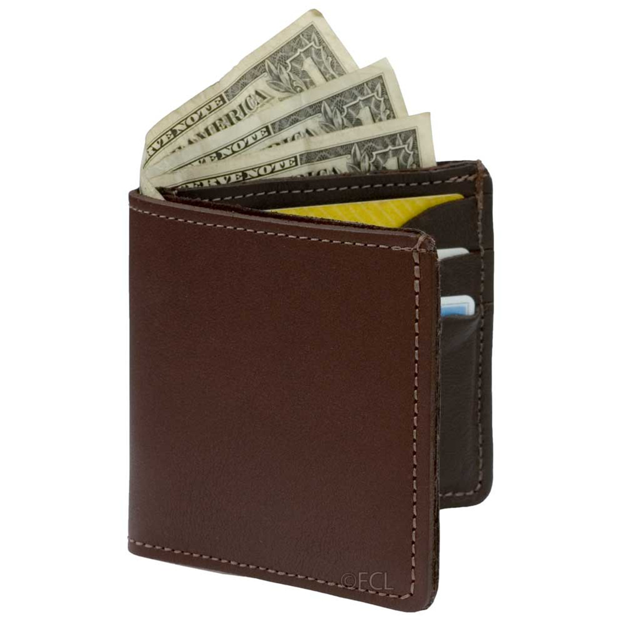 Leather Credit Card Wallet - Fox Creek Leather