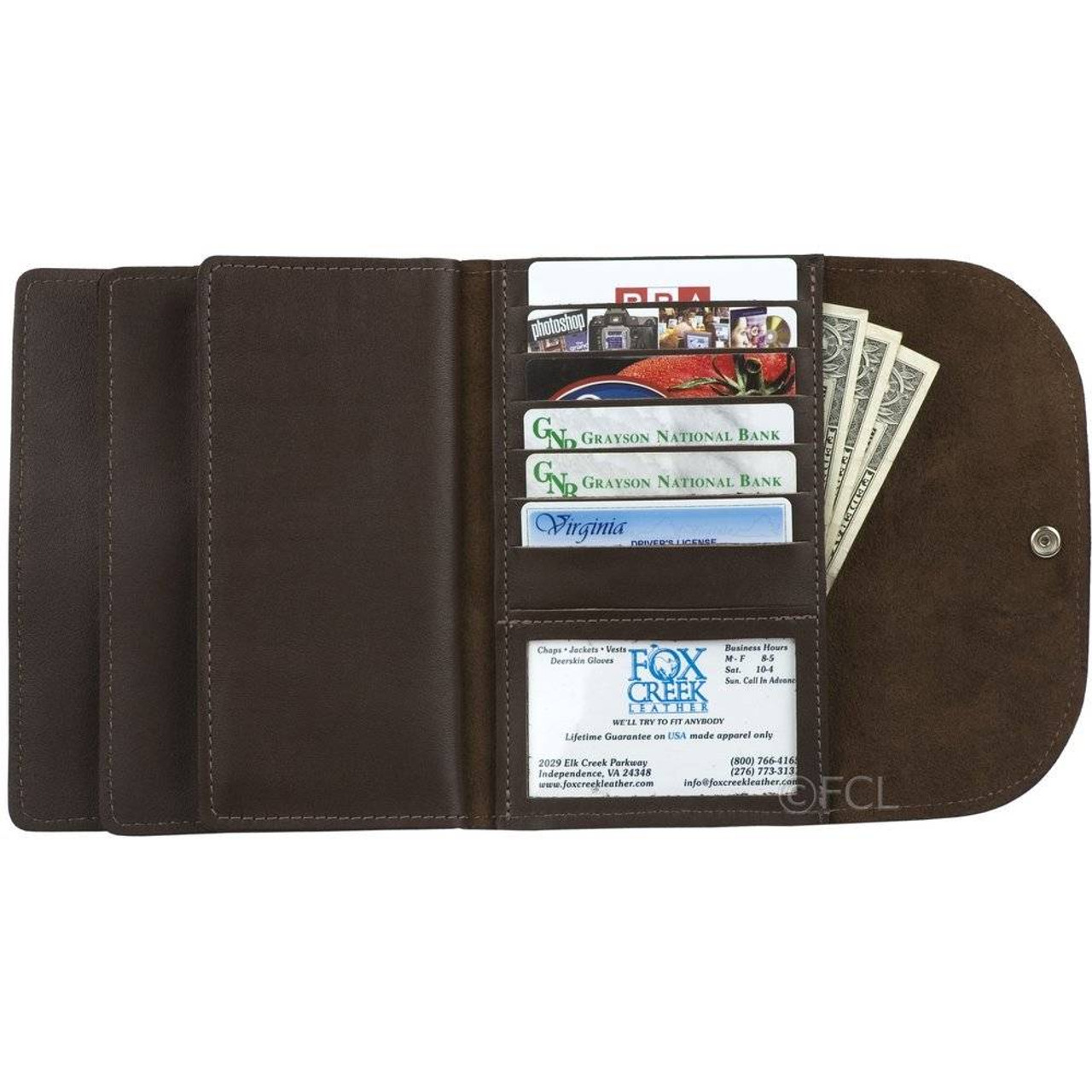Glamfox - Checker Credit Card Wallet - 3 Colors Available / Cream