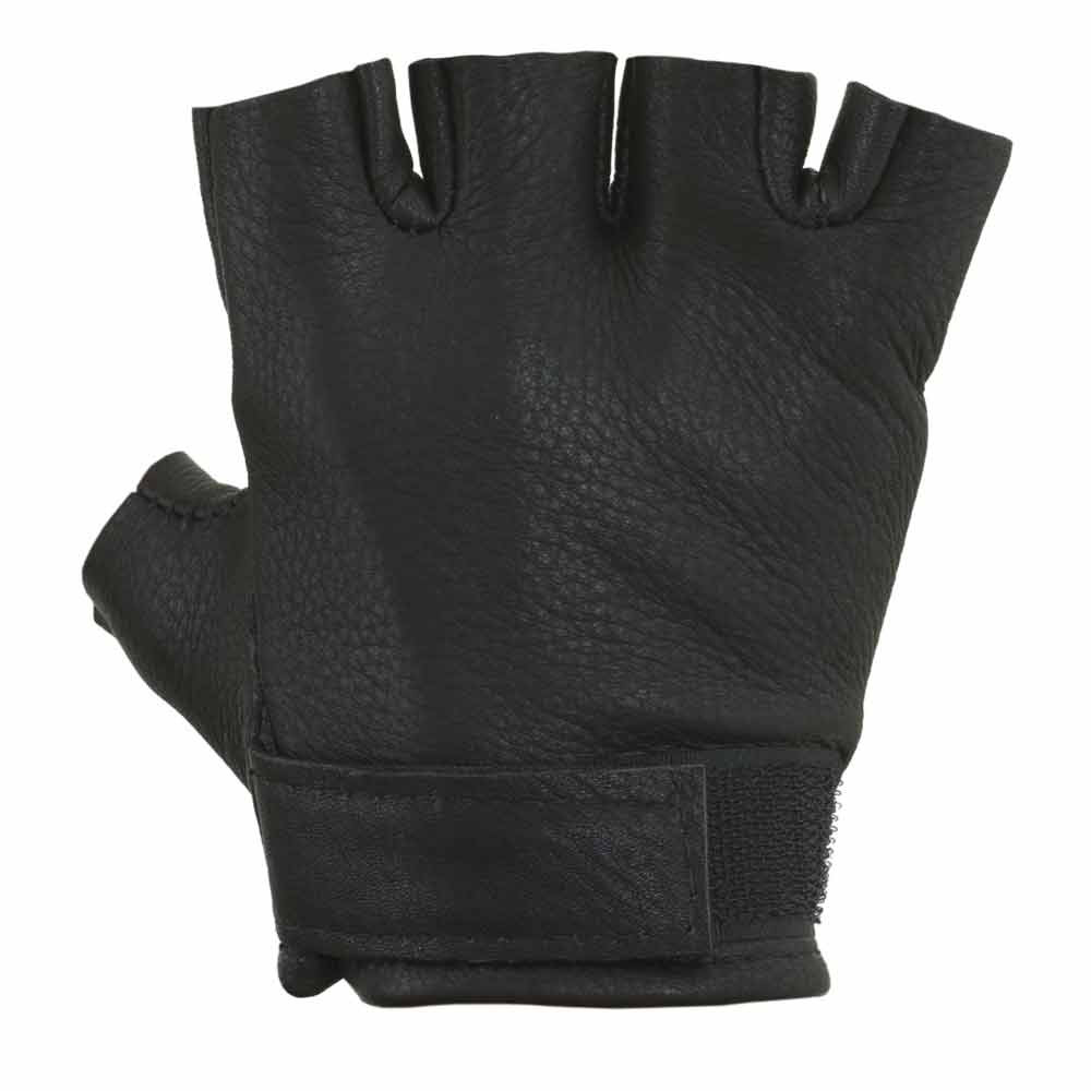 Driving Gloves Long Keeper Men Half Finger Leather Gloves Winter